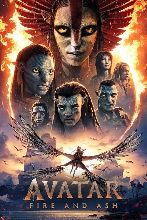 Official theatrical poster for Avatar: Fire and Ash (2025)