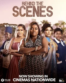 Official theatrical poster for Behind the Scenes (2025)
