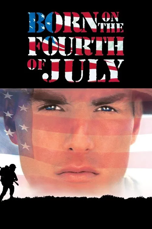 Official theatrical poster for Born on the Fourth of July (1989)