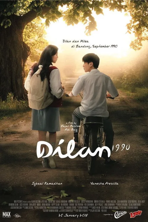 Official theatrical poster for Dilan 1990 (2018)