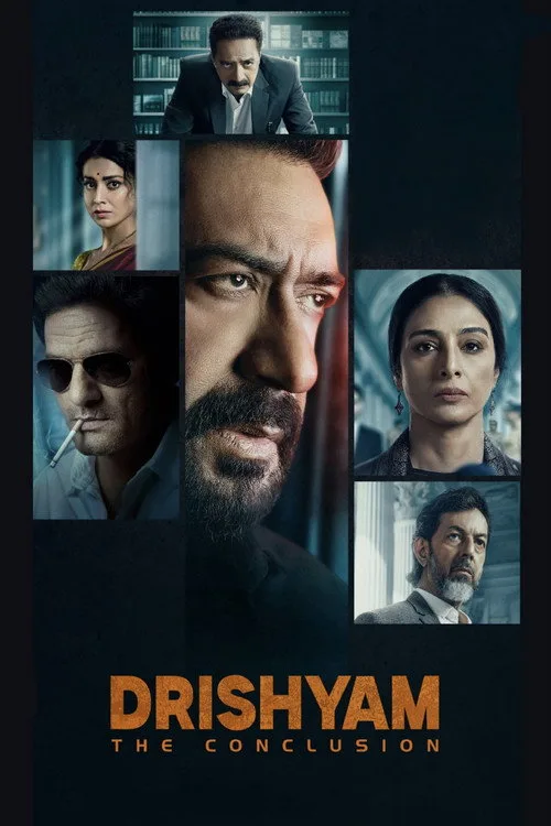 Official theatrical poster for Drishyam: The Conclusion (2026)