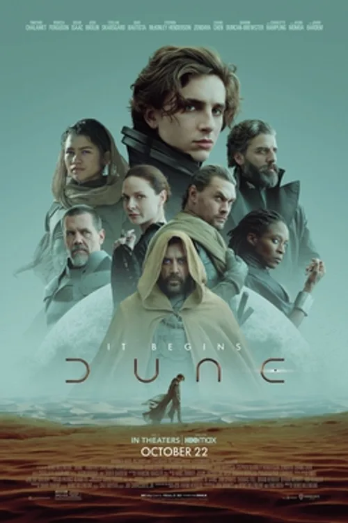 Official theatrical poster for Dune (2021)