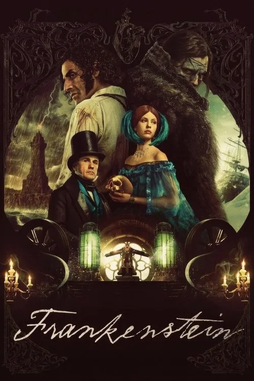Official theatrical poster for Frankenstein (2025)