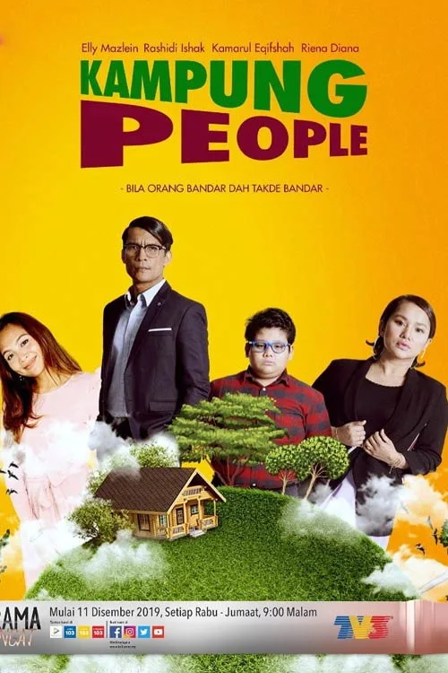 Official theatrical poster for Kampung People (2019)