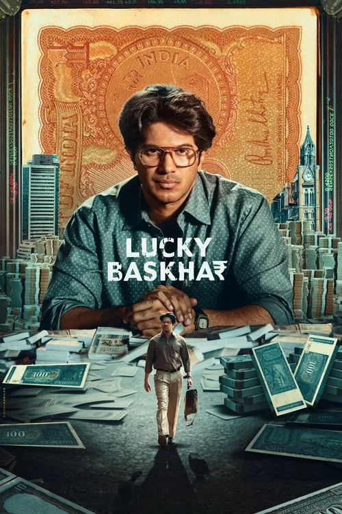 Official theatrical poster for Lucky Baskhar (2024)