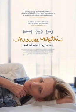 Official theatrical poster for Marlee Matlin: Not Alone Anymore (2025)