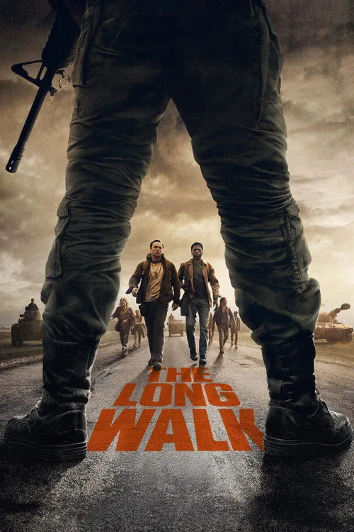 Official theatrical poster for The Long Walk (2025)
