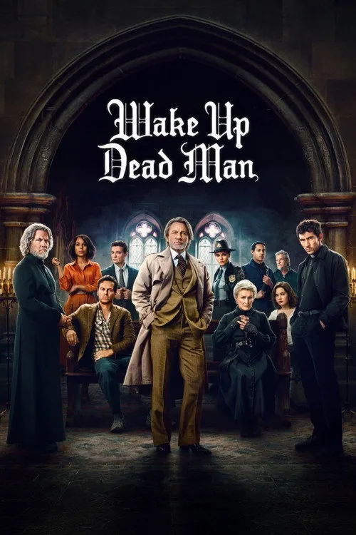 Official theatrical poster for Wake Up Dead Man: A Knives Out Mystery (2025)